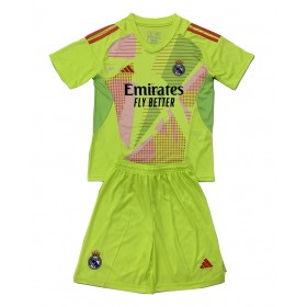 Real Madrid Målvakt Tredje Kläder Barn 2024-25 Kortärmad (+ Korta byxor)